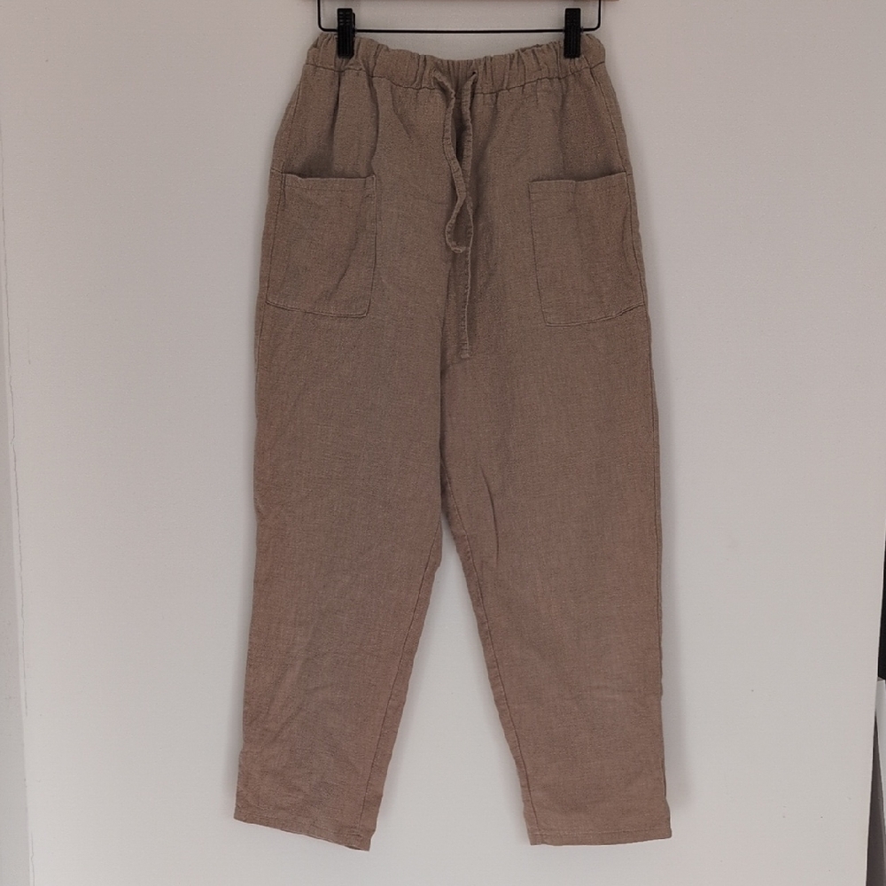 Drawstring Linen Pants